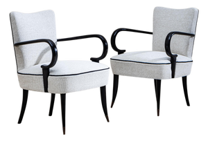 Mid-20th Century Pair of Armchairs, possibly Italy