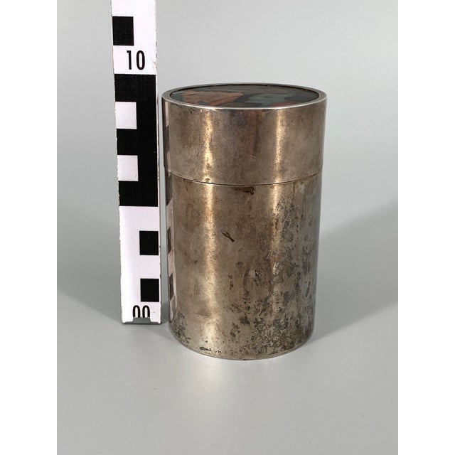 Art Deco Cylindrical Cigarette Case in 835 Silver, 1920s For Sale - Image 14 of 17