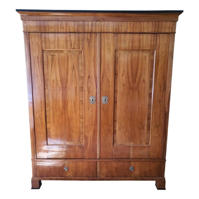 Biedermeier Hallway Cabinet in Cherrywood, 1820s For Sale