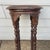 Early 20th Century Early 20th Century Victorian Carved Mahogany or Walnut Plant Pedestal Stands Display Columns Torchieres With Turned Legs, a Pair For Sale - Image 5 of 12