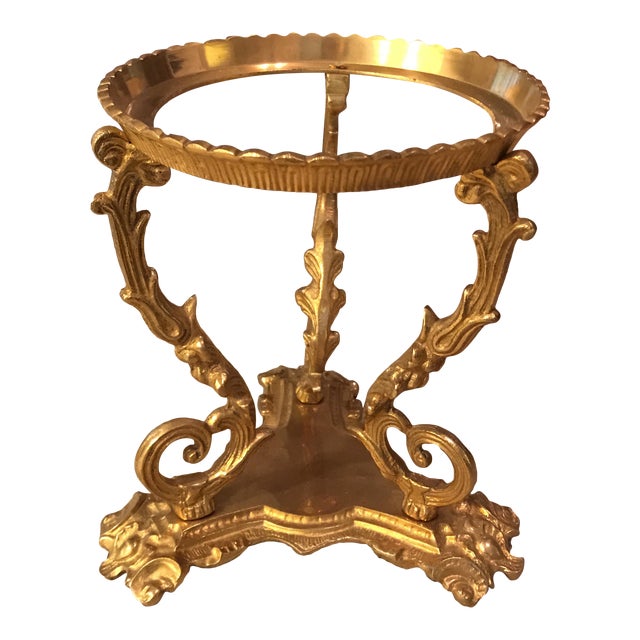 Brass Decorative Bowl Stand Chairish