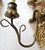 1920s Polychrome Hand Carved Wood and Iron Monkey Wall Sconces - a Pair For Sale - Image 14 of 17