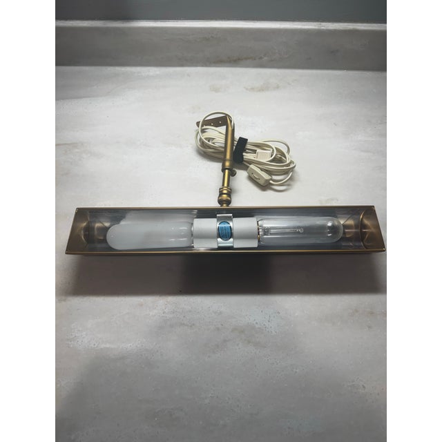 Vintage Mid Century Modern House of Troy Traditional Brass Adjustable Picture Lights Art Lamps T14-51 - Set of 5 For Sale In Pittsburgh - Image 6 of 12