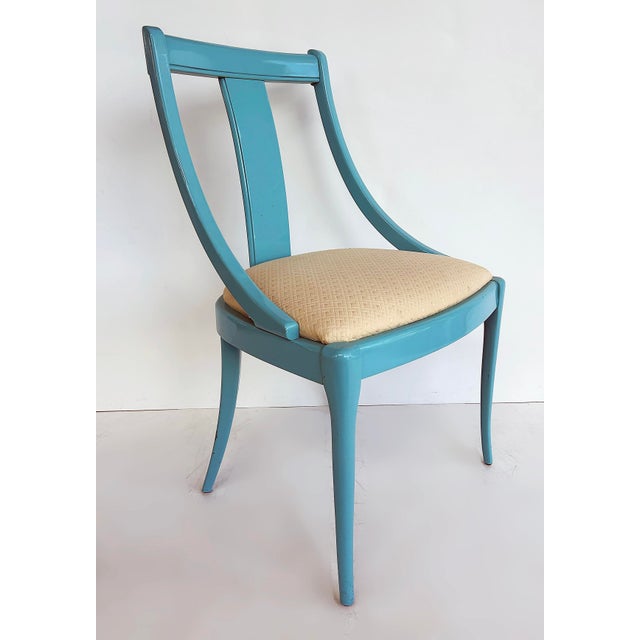 Mid-Century Modern Paco Capdell for Sillerias Alacuas Spanish Lacquered Chairs, 1990s, Set of 4 For Sale - Image 3 of 16