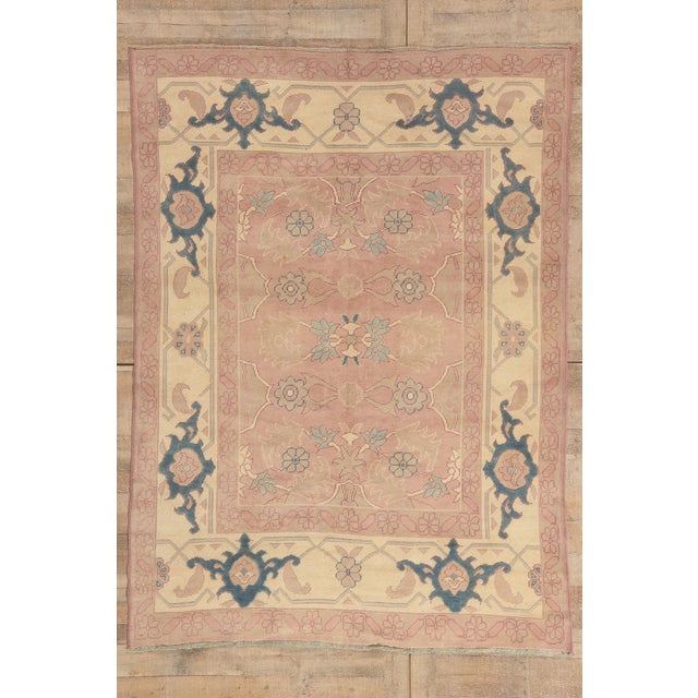 Vintage Turkish Oushak Rug, 05'09 X 07'10 For Sale - Image 10 of 10