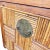 Mid 20th Century Set of Vintage Chinoiserie Split-Bamboo Woven Trunks/Chests With Brass Dragon/Phoenix Latches For Sale - Image 5 of 11