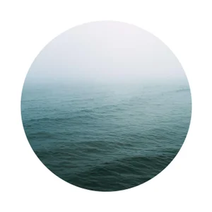 Circular Abstract Ocean Photograph