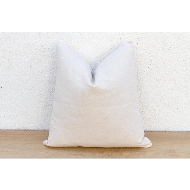 Pink Pink & Black Mola, Vintage Kuna Applique Tribal Pillow For Sale - Image 8 of 9