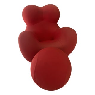 Gaetano Pesce for B&b Italia Du5 & Du6 Arm Chair and Ottoman For Sale