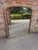 Glass Antique English Carved Wood and Gesso Arched Top Gilt Overmantle Mirror For Sale - Image 7 of 7
