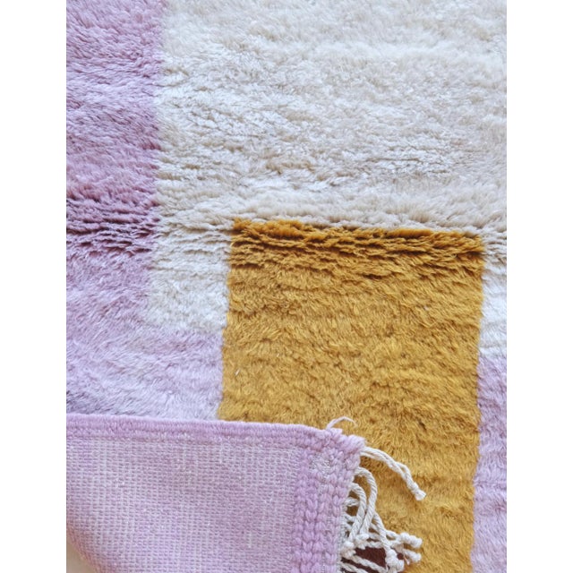 Textile Contemporary Luxury Wool Rug - 5.2 X 3.3 Ft For Sale - Image 7 of 8