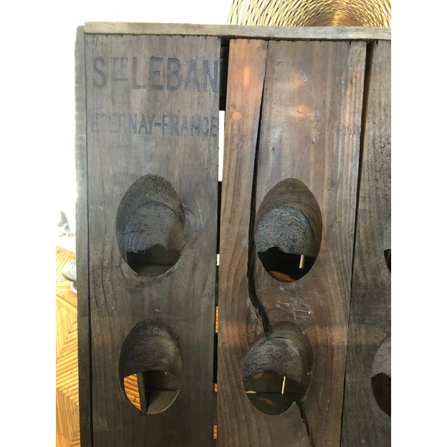 Vintage French Champagne Riddling Rack Chairish