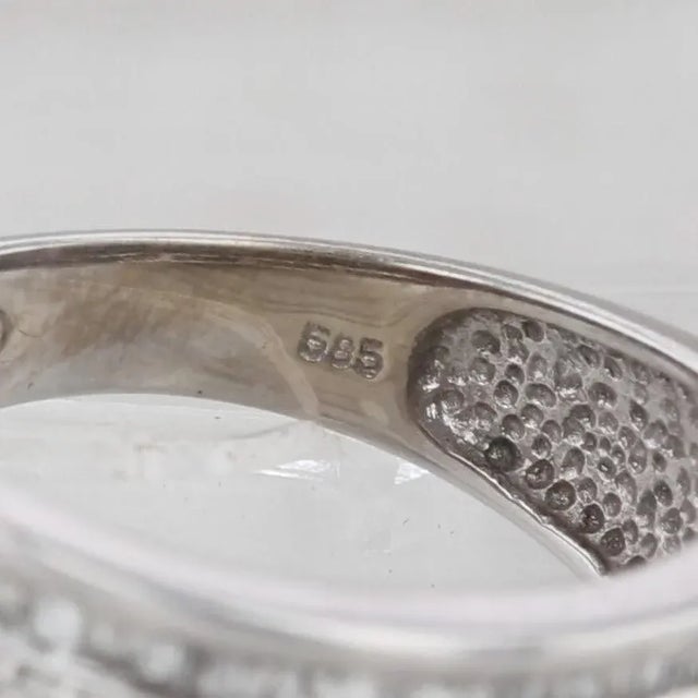 0.47ctw Diamond Band 14k White Gold Size 7 Wedding Anniversary Ring, Size 7 For Sale - Image 9 of 9