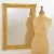 The Antique Rectangular Wall Mirror, proposed here is an elegant mirror with a Golden Frame in pure Gold Leaf. Restored...