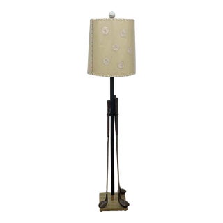 Late 20th Century Golf Floor Lamp For Sale