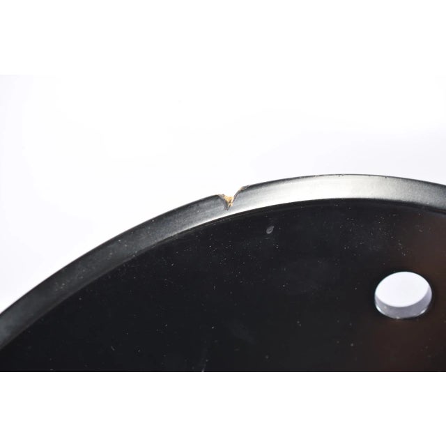 Set of 4 Costes Driade Aleph Black Arm Chairs by Philippe Starck For Sale - Image 11 of 13