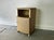 Mid-Century Modern Vintage Bedside Cabinet in Champagne Gold Woven Fibre from Lloyd Loom, 1940s For Sale - Image 3 of 11