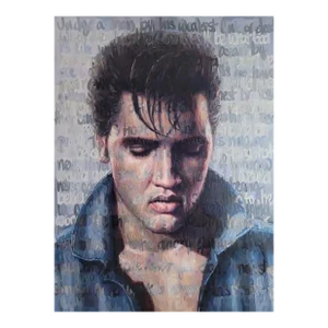 Christina Major Elvis Oil on Canvas by Christina Major 66 x 88 2024