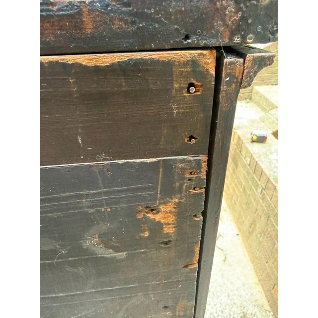 Early 20th Century Regency Style Tall Boy Bow Front Chest of Drawers For Sale - Image 14 of 14
