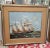 1960s Nautical Reverse Painting on Glass For Sale - Image 12 of 12