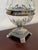 Cut Glass and Silver-Plate Egg Shaped Vessel For Sale - Image 4 of 12