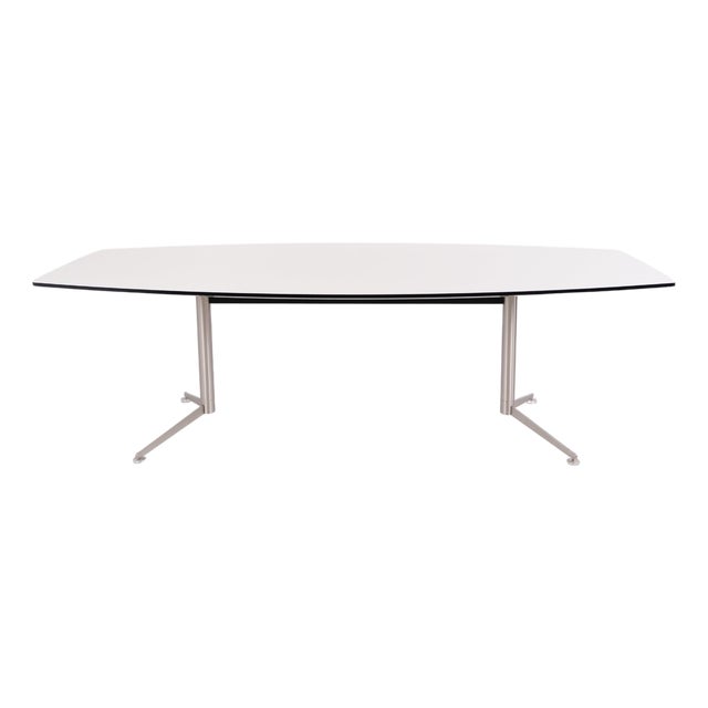 Model SP64 Conference Table in White Laminate from Paustian, 2009 For Sale