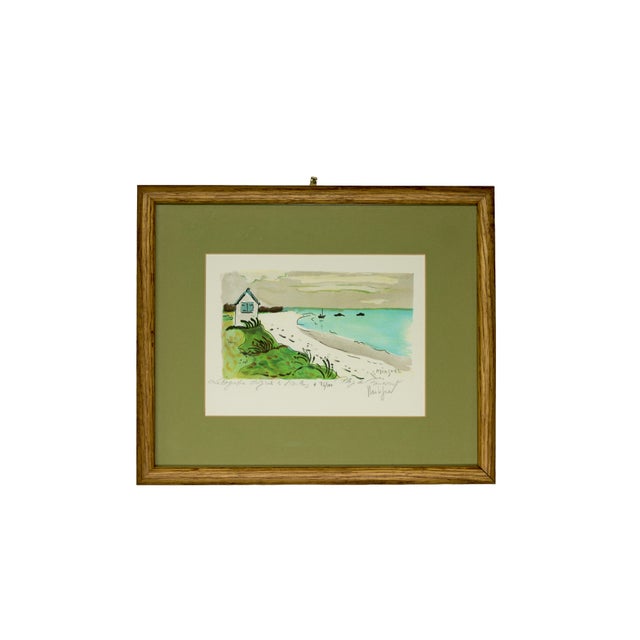 Mid 20th Century Lithographs Collection by French-Carribean Artist Alexandre Minguet - Set of 8 For Sale - Image 16 of 18