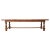 Country French Provincial Oak Farmhouse Trestle Dining Table For Sale - Image 13 of 13