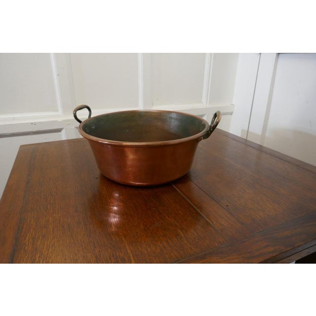 Large 19th century double handled copper pan This is a lovely looking Pan, the pan was obviously a very treasured piece,...