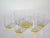 Yellow Italian Murano Glass Fruit Salad Set by Carlo Moretti, 1960s, Set of 5 For Sale - Image 8 of 8