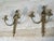 Pair of Louis XVI style bronze sconces For Sale - Image 11 of 12