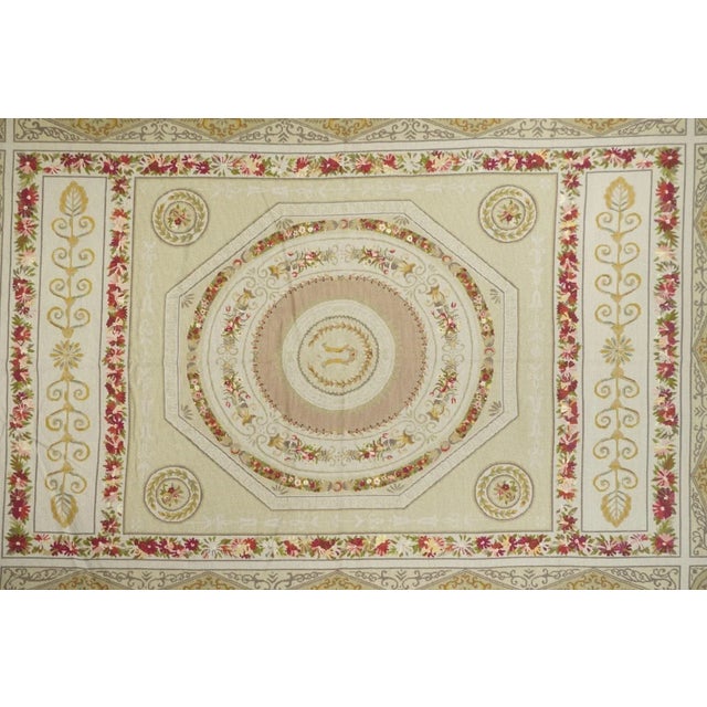 English French Aubusson Design Rug 6'0" X 9'0" For Sale - Image 3 of 11