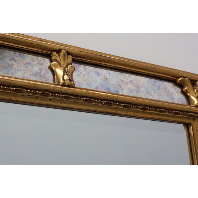 Gold Vintage Baroque Style Gilt Mirror from Deknudt, Belgium, 1950s For Sale - Image 8 of 11