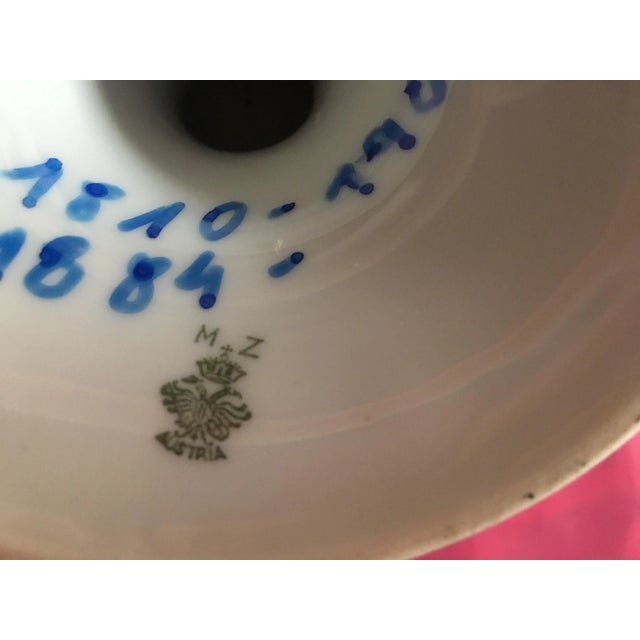 Antique Porcelain Plate by Moritz Zdekauer For Sale - Image 15 of 18