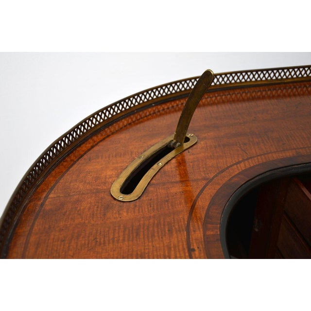 Carlton House Desk in Mahogany and Leather Top, 1890s For Sale - Image 12 of 15