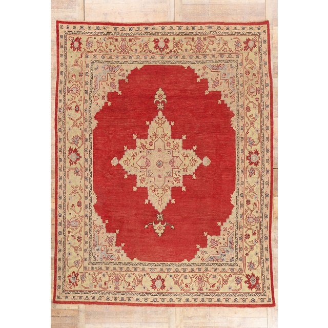 Antique Turkish Oushak Rug, 09'08 X 12'08 For Sale - Image 10 of 10