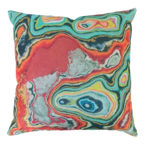 Gemstone Graffiti Printed Pillow
