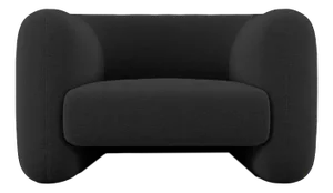 Jacob Armchair in Fabric Boucle Beige by Collector Studio