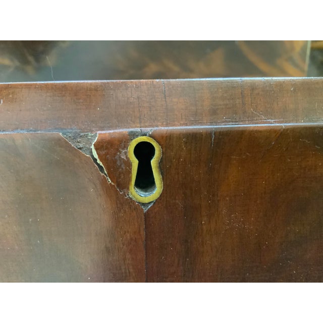 Circa 1840 American Empire Mahogany Side Table For Sale - Image 4 of 13