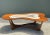 Wood Vintage Biomorphic Mosaic Top Coffee Table For Sale - Image 7 of 12