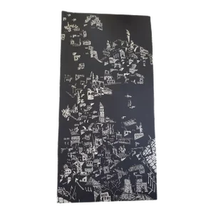 A Vintage Linocut Block Print Signed Arieh Kimhi, Jerusalem 1974, Numbered 124/135