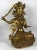 Figurative Chinese Art Gold Gilt Bronze Sitting Buddha For Sale - Image 3 of 7