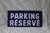 Blue and White Enamel Metal Traffic Sign, 1950s For Sale - Image 6 of 17