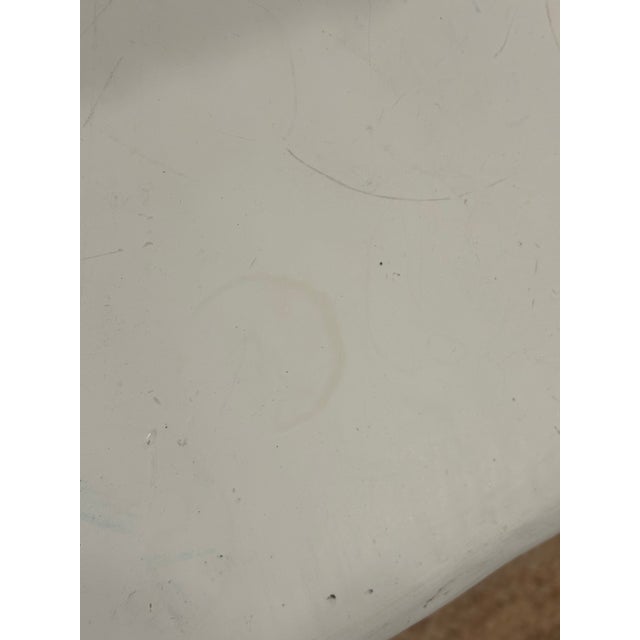 Vintage Signed John Dickinson San Francisco Square "Etruscan" Plaster Side Table / Occasional Table For Sale - Image 9 of 12