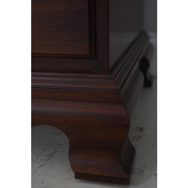 Henkel Harris Model 6003 Mahogany John Hancock Secretary Desk For Sale - Image 11 of 17