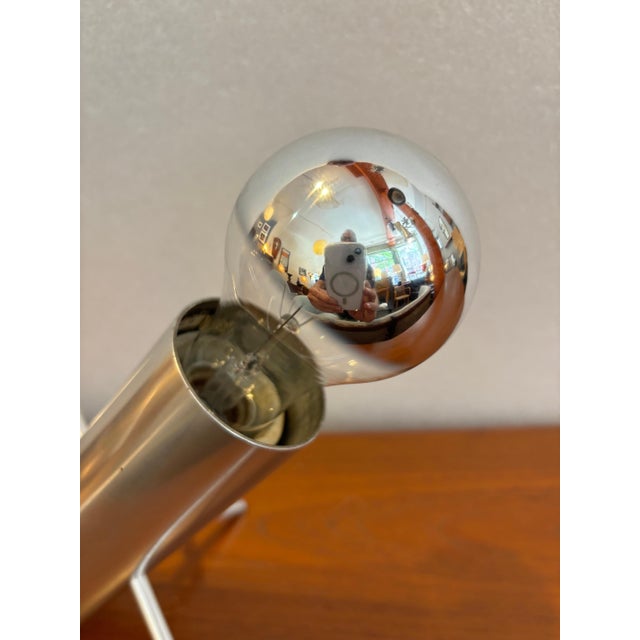 Metal 1960s Otto Wasch for Raak Cricket Lamps- A Pair For Sale - Image 7 of 9