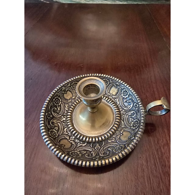 Antique E F Caldwell Style Candle Holder For Sale In Boston - Image 6 of 7