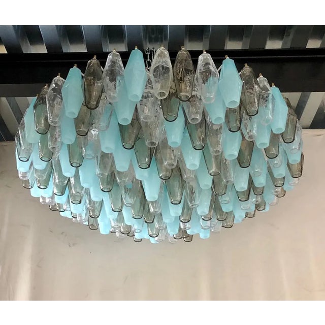 Vintage Round Polychrome Chandelier, 2000 For Sale - Image 10 of 10