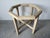 Vintage Faux Pencil Reed Carved Wood Octagonal Dining Table Base For Sale - Image 10 of 12