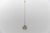 Mid-Century Modern Space Age Petit Opal Glass Hanging Lamp with Chrome, 1960s Germany For Sale - Image 3 of 7